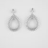 Silver Rhodium Earrings
