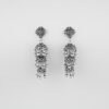 Silver Jhumkas