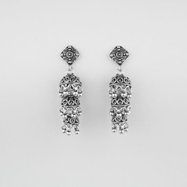 Antique Rawa Work Jhumkas