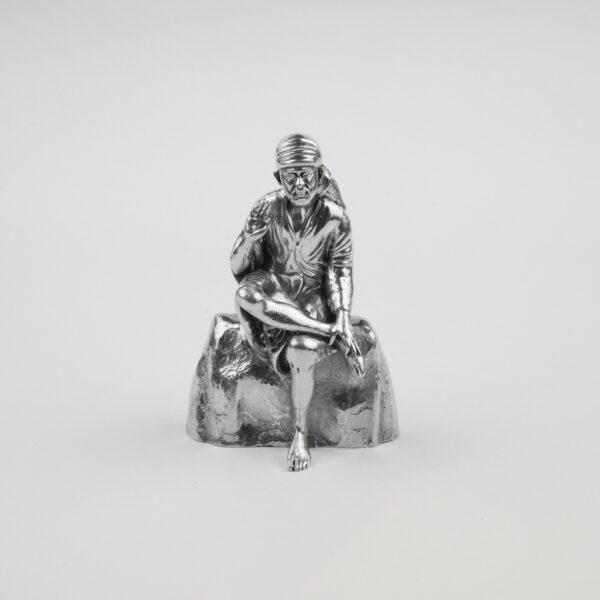 Sai Baba Idol In Pure Silver