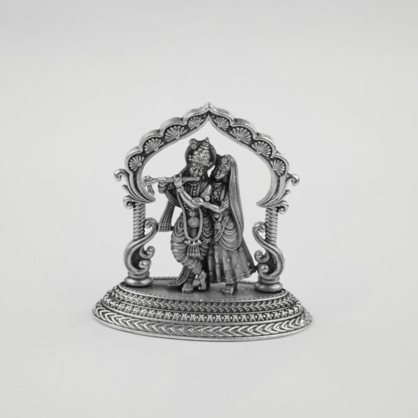 Radha Krishan Idol In Pure Silver