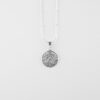 om pendant in sterling silver