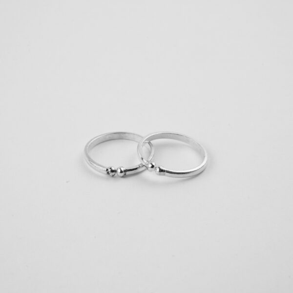 Classic Twin Ball Toe Rings
