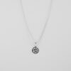 silver OM pendant