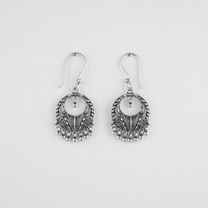 silver wire earrings