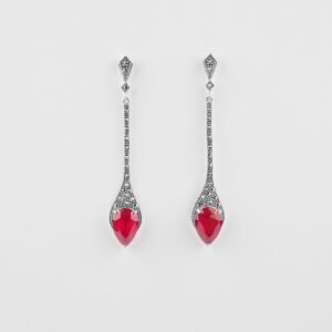 Silver Marcasite Earrings