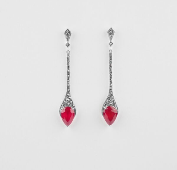Silver Marcasite Earrings