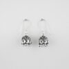 Silver Jhumkas
