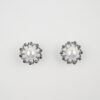 pearls studs in silver