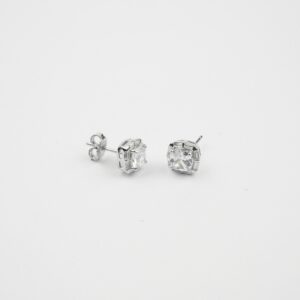 Cz Square silver studs