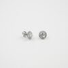 Small Cz Solitaire Round Studs