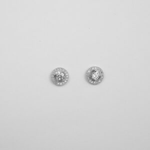 Small Cz Solitaire Round Studs