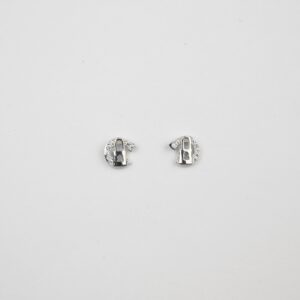lock silver studs