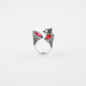 marcasite silver ring