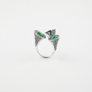 marcasite silver ring