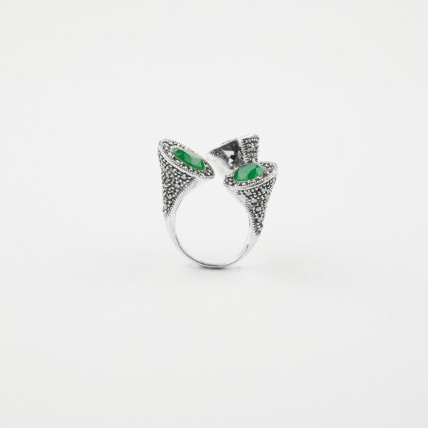 marcasite silver ring