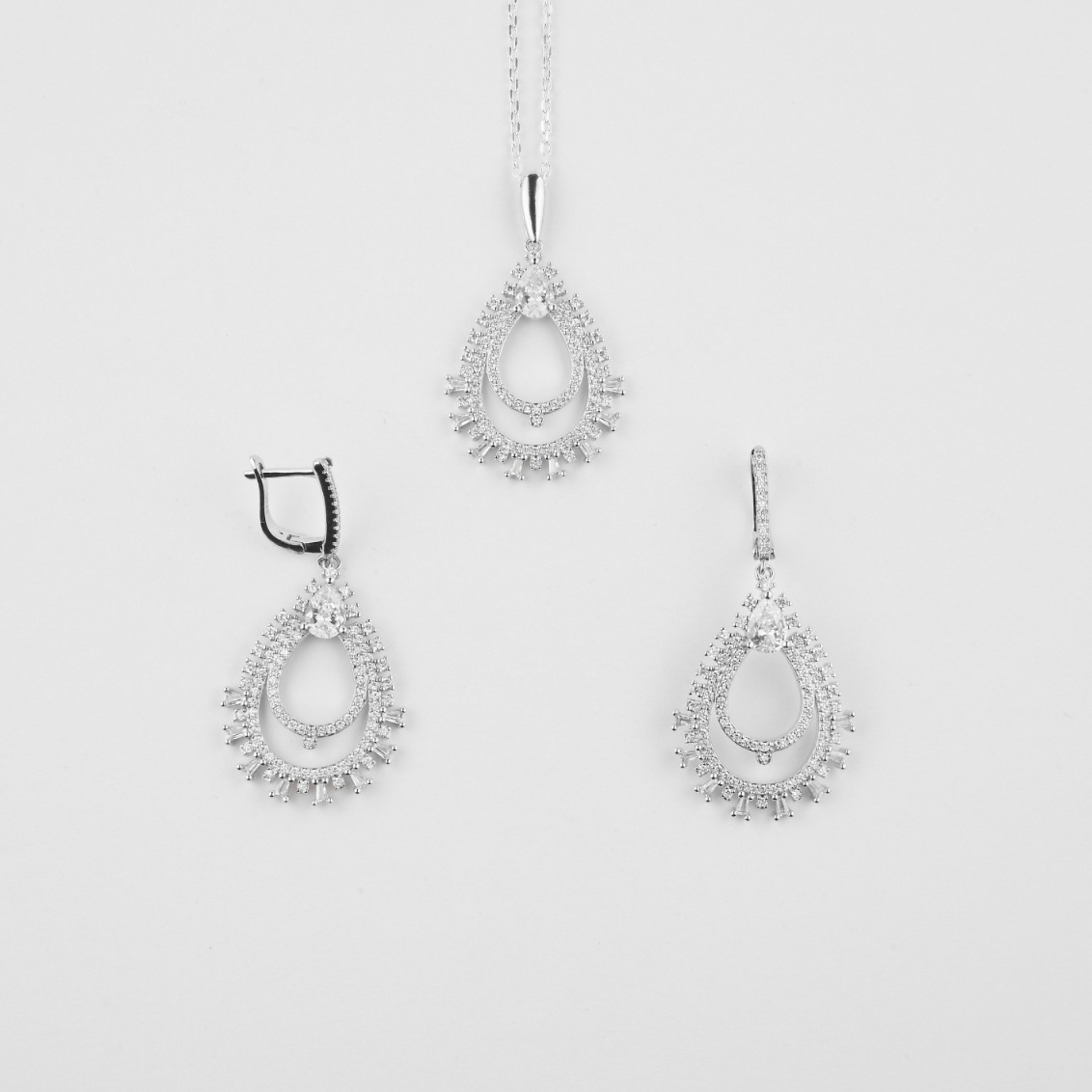 Silver Pendant Set