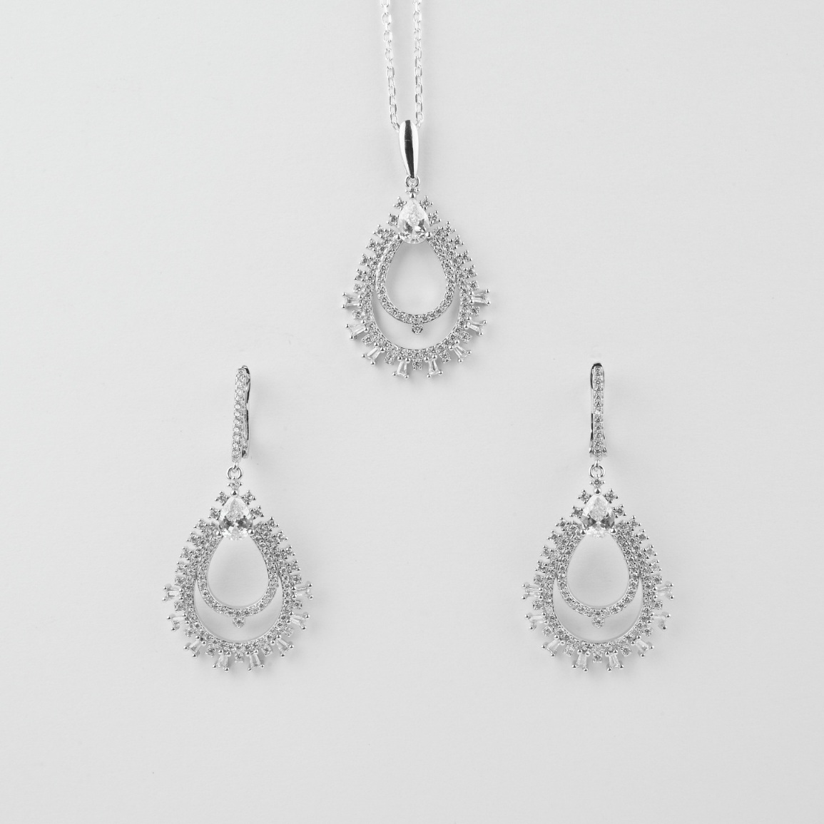 Silver Pendant Set