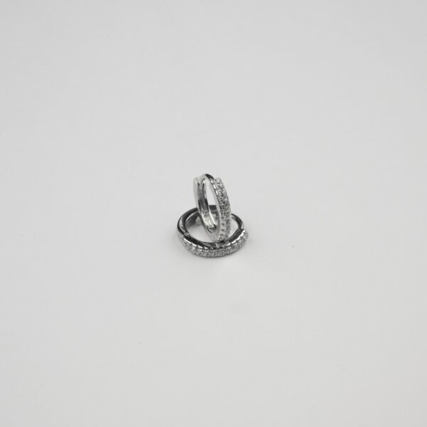 Silver Hoops