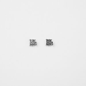 LoVe silver Studs