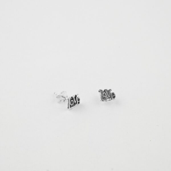 LoVe silver Studs